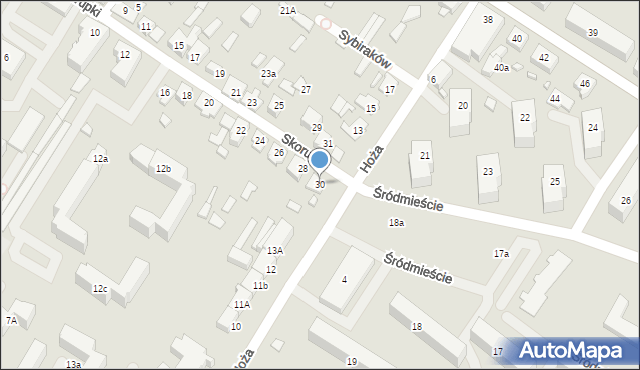 Augustów, Skorupki Ignacego Jana, ks., 30, mapa Augustów