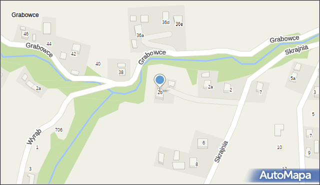 Barcice, Skrajnia, 2b, mapa Barcice