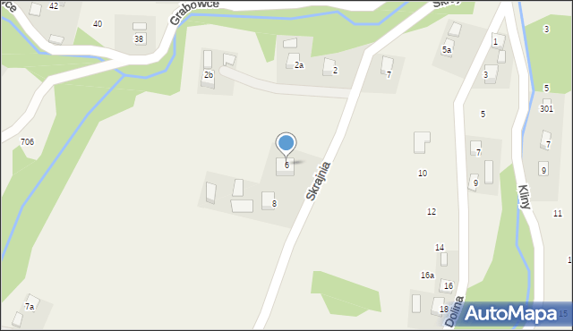 Barcice, Skrajnia, 6, mapa Barcice