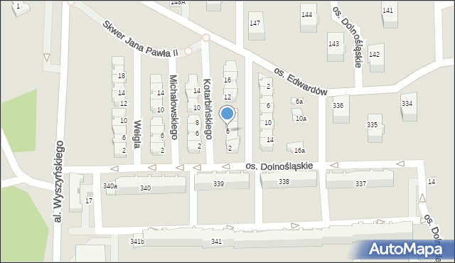 Bełchatów, Skłodowskiej-Curie Marii, 6, mapa Bełchatów