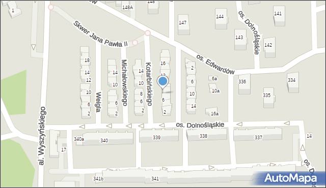 Bełchatów, Skłodowskiej-Curie Marii, 8, mapa Bełchatów