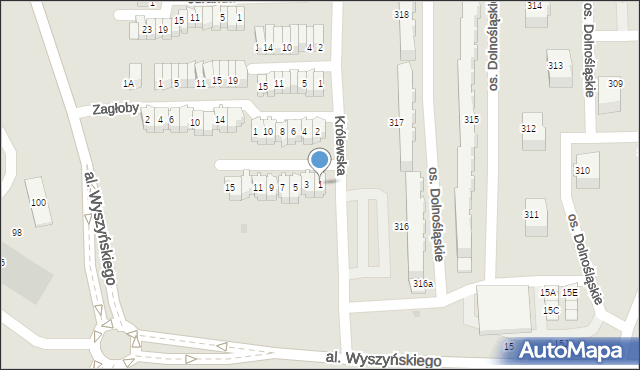 Bełchatów, Skrzetuskiego, 1, mapa Bełchatów