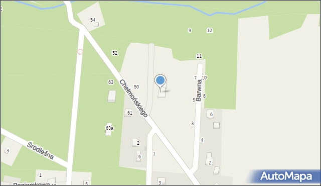 Bieniewiec, Skośna, 4, mapa Bieniewiec