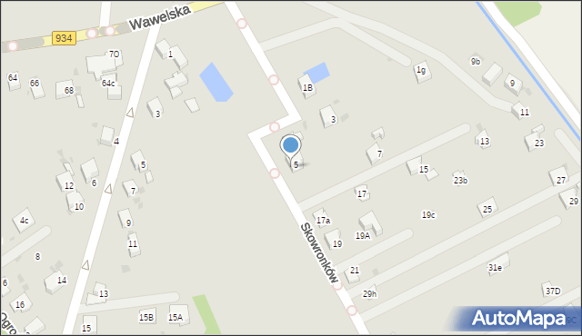 Bieruń, Skowronków, 5A, mapa Bieruń