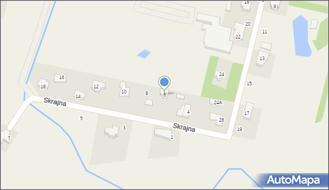 Biskupice, Skrajna, 6, mapa Biskupice