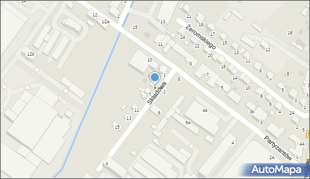 Bochnia, Składowa, 5, mapa Bochni