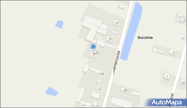 Boczków, Skalmierzycka, 23, mapa Boczków