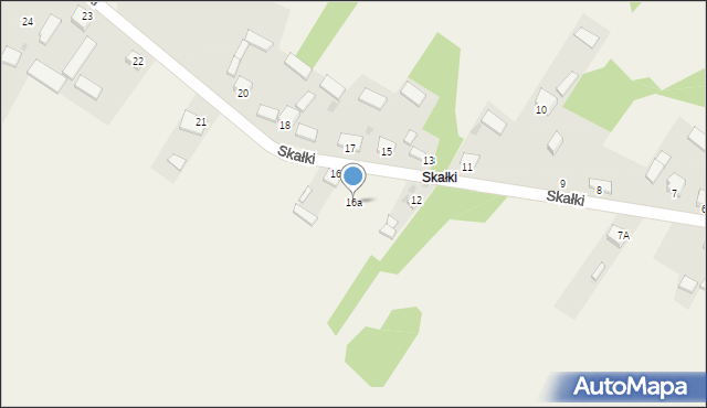 Bogucice Pierwsze, Skałki, 16a, mapa Bogucice Pierwsze