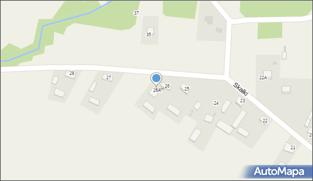Bogucice Pierwsze, Skałki, 26A, mapa Bogucice Pierwsze