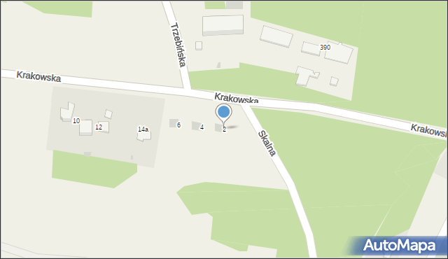 Bolęcin, Skalna, 2, mapa Bolęcin