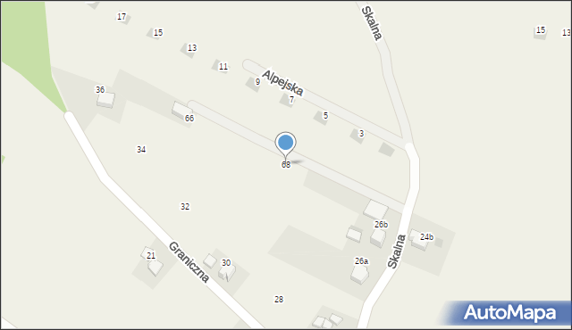 Bolęcin, Skalna, 68, mapa Bolęcin