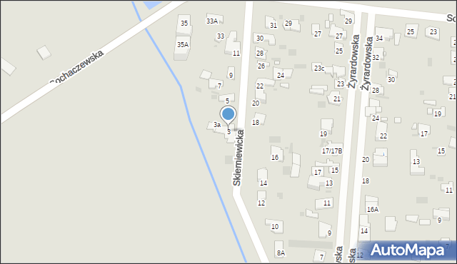 Brwinów, Skierniewicka, 3, mapa Brwinów