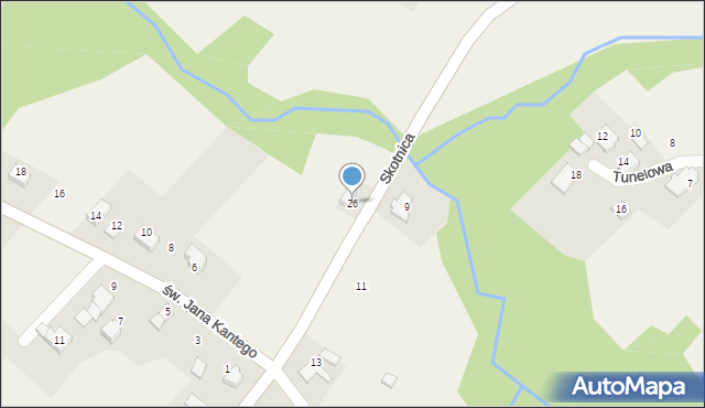 Bulowice, Skotnica, 26, mapa Bulowice