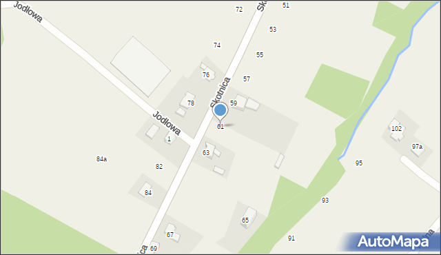 Bulowice, Skotnica, 61, mapa Bulowice