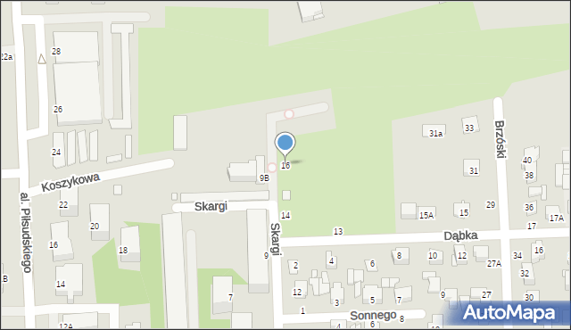 Chełm, Skargi Piotra, ks., 16, mapa Chełma