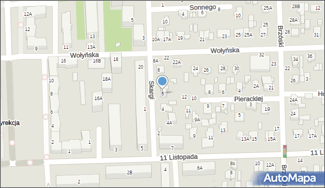 Chełm, Skargi Piotra, ks., 6, mapa Chełma