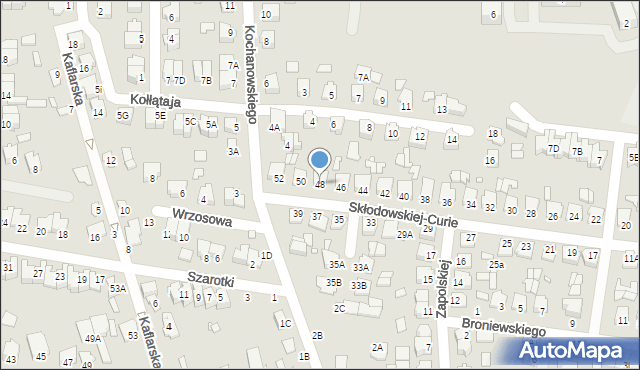 Chełm, Skłodowskiej-Curie Marii, 48, mapa Chełma