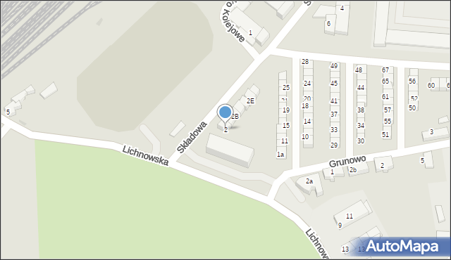 Chojnice, Składowa, 2, mapa Chojnic