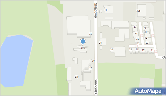 Chorzów, Składowa, 19B, mapa Chorzów