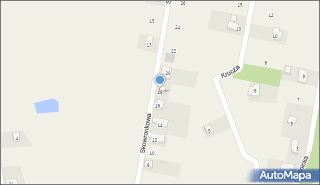 Chrząstawa Wielka, Skowronkowa, 18, mapa Chrząstawa Wielka