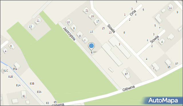 Chwałowice, Skowronkowa, 5, mapa Chwałowice