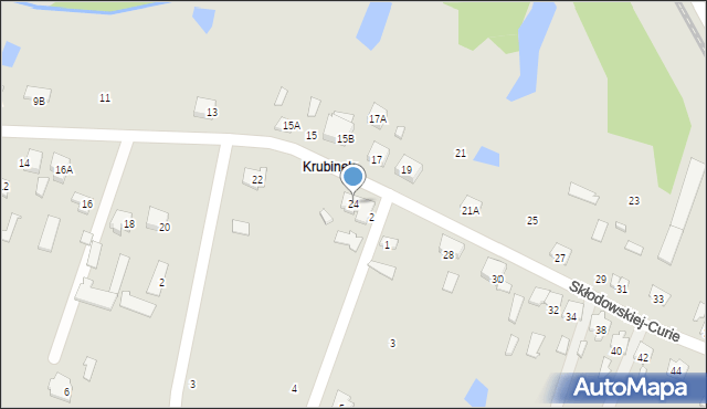 Ciechanów, Skłodowskiej-Curie Marii, 24, mapa Ciechanów