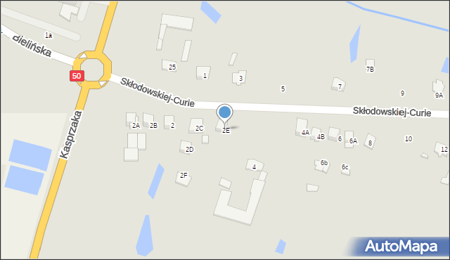 Ciechanów, Skłodowskiej-Curie Marii, 2E, mapa Ciechanów