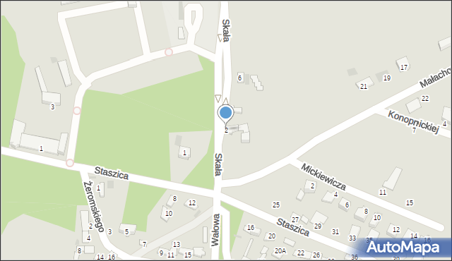 Ćmielów, Skała, 2, mapa Ćmielów