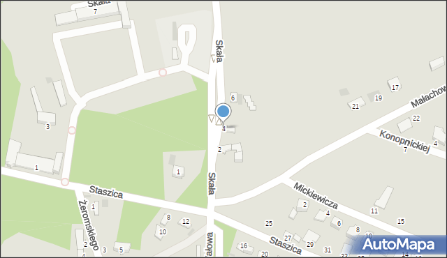 Ćmielów, Skała, 4, mapa Ćmielów