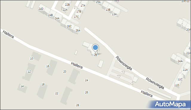 Czeladź, Składkowskiego, 28, mapa Czeladź