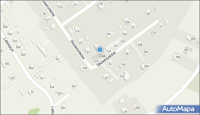 Dębica, Skowronków, 21f, mapa Dębicy