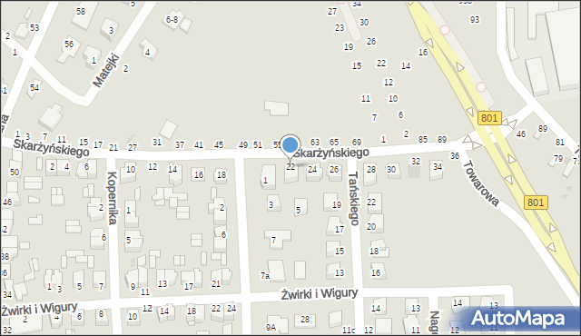 Dęblin, Skarżyńskiego Stanisława, 22, mapa Dęblin