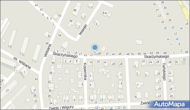 Dęblin, Skarżyńskiego Stanisława, 29, mapa Dęblin