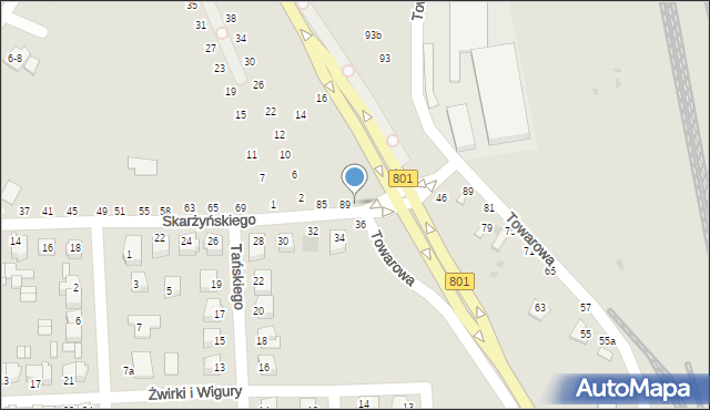 Dęblin, Skarżyńskiego Stanisława, 91, mapa Dęblin