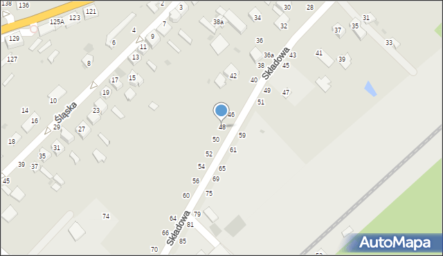 Dęblin, Składowa, 48, mapa Dęblin