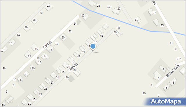 Dopiewiec, Skryta, 26, mapa Dopiewiec