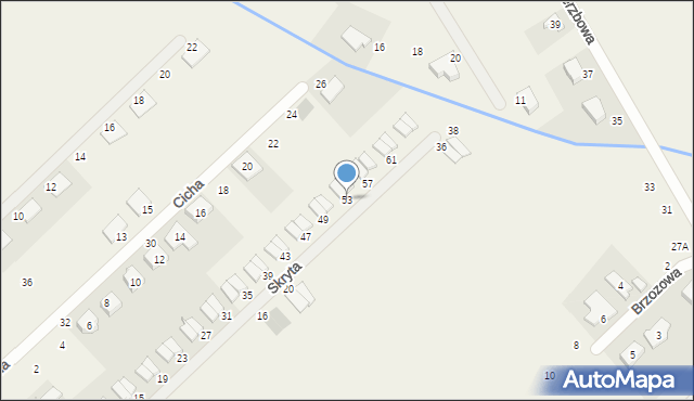 Dopiewiec, Skryta, 53, mapa Dopiewiec