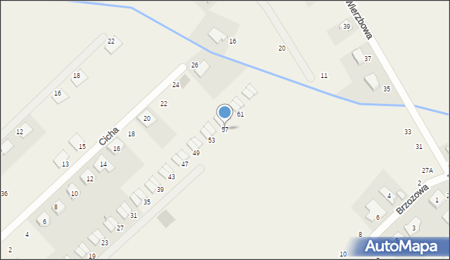 Dopiewiec, Skryta, 57, mapa Dopiewiec