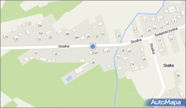Gałęzice, Skałka, 27, mapa Gałęzice