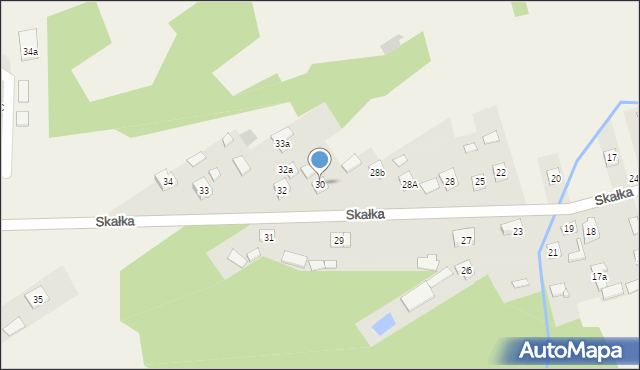 Gałęzice, Skałka, 30, mapa Gałęzice