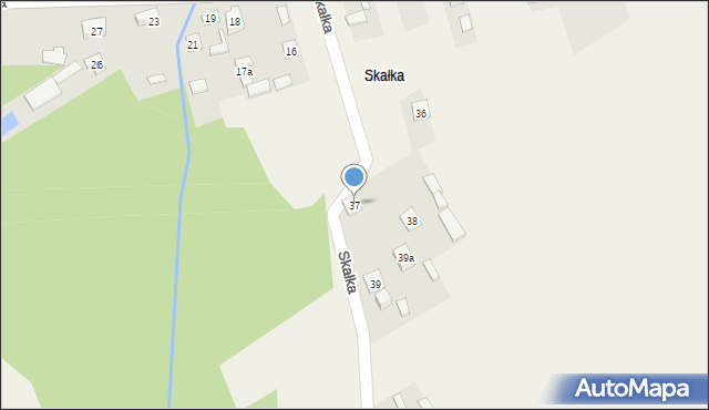 Gałęzice, Skałka, 37, mapa Gałęzice