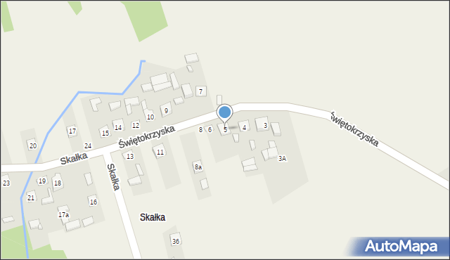 Gałęzice, Skałka, 5, mapa Gałęzice