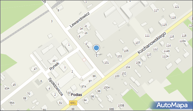 Garbatka-Letnisko, Skrzyńskich, 2, mapa Garbatka-Letnisko