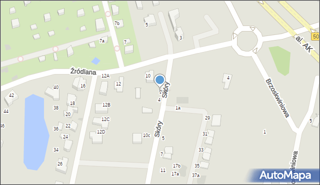 Gdańsk, Skóry Krzysztofa, prof., 2, mapa Gdańska