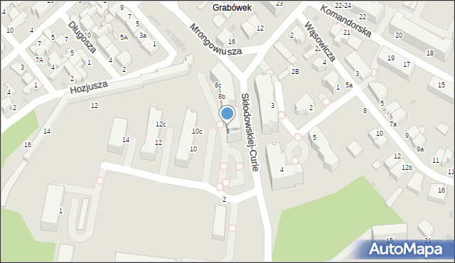 Gdynia, Skłodowskiej-Curie Marii, 8, mapa Gdyni