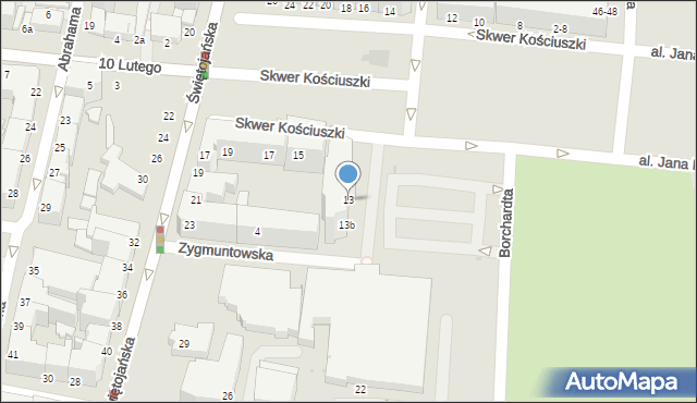 Gdynia, Skwer Kościuszki Tadeusza, gen., 13, mapa Gdyni