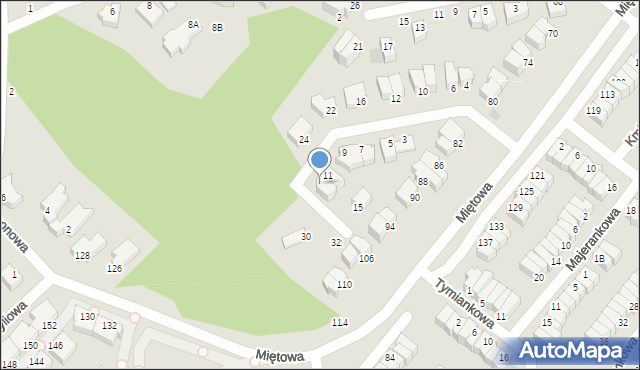 Gdynia, Skrzypowa, 13, mapa Gdyni