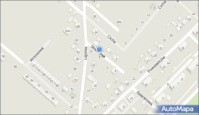 Gogolin, Skarbowa, 2, mapa Gogolin