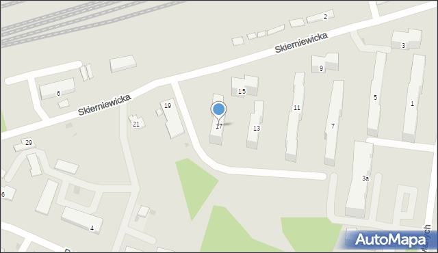 Góra Kalwaria, Skierniewicka, 17, mapa Góra Kalwaria