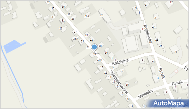 Grabowiec, Skierbieszowska, 19, mapa Grabowiec